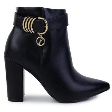 Imagem de Bota Feminina Vizzano Salto Alto Preto - 3105.105-Feminino