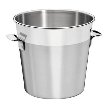 Imagem de Balde 14cm Por 15cm Para Gelo Cosmos De Aço Inox Tramontina