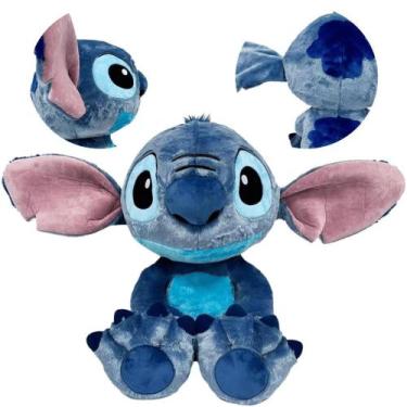 Imagem de Pelúcia Gigante Stitch Disney 60cm Big Feet Lilo & Stitch - Fun Divirt