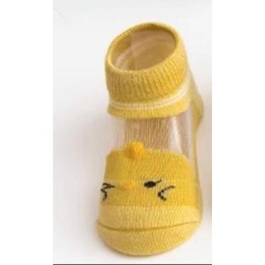 Imagem de Meia bebê zoo curta menina/menino  - Kadu modas, Piu piu amarelo
