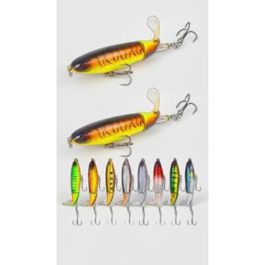 Imagem de Kit 4 Iscas Artificiais Superfície 10cm 13g - Congratulations Store