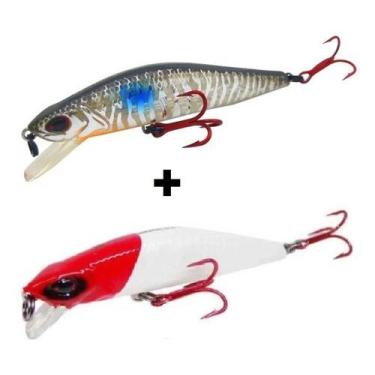 Imagem de Isca Raptor 70 Minnow da Marine Sports Ms 7cm - kit 2 unid, N1, 14