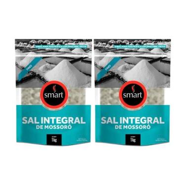 Imagem de Kit Sal Fino Integral De Mossoró Smart - 2 Unidades 1kg
