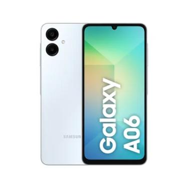 Imagem de Celular Samsung Galaxy A06, 128GB, 4gb Ram, Tela 6.7, Câm. Traseira 50+2mp, Frontal 8mp Branco