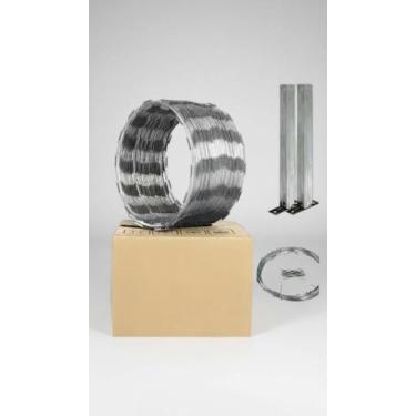 Imagem de Cerca Concertina 30cm + Kit Instalação 5m - Congratulations Store