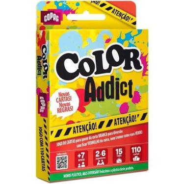 Imagem de Jogo De Cartas Color Addict Cartucho Copag