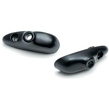 Imagem de Kuryakyn Acessório de iluminação de motocicleta 2849: Suportes de montagem de seta dianteira Kellermann para Harley-Davidson Road Glide 2015-20, preto acetinado, 1 par