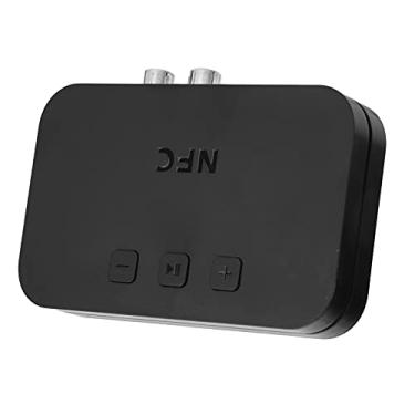 Imagem de Receptor de Bluetooth, receptor Bluetooth, controle remoto recarregável Bluetooth 5.0 com porta AUX A2DP de 3,5 mm para alto-falante do carro