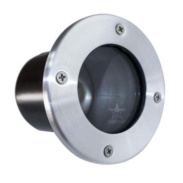 Imagem de Embutido de solo escovado + lâmpada LED GU10 5w dicróica 6000k