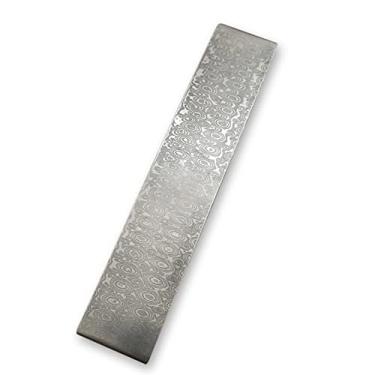 Imagem de Tingpai Tarugo de aço Damasco Cortador de aço modelado Embrião Materiais de forjamento o tempe do pa cortador DIY Material multiuso