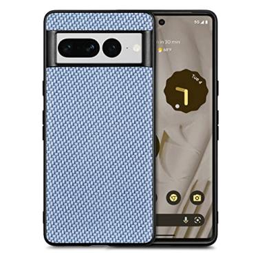 Imagem de YUNCHAO Caixa de telefone Para o Google Pixel 7 Pro Carbon Fiber Texture Leather Capa traseira capa capa para celular