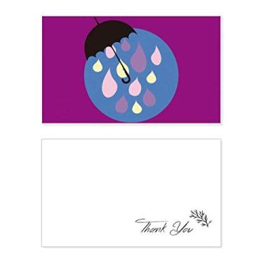 Imagem de Umbrella Cloud Rain Drip Weather Cartão de agradecimento aniversário aniversário comemorações casamento agradecimento