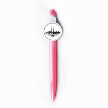 Imagem de Kuala Lumpur Malaysia Landmark Ink Ponta esferográfica azul retrátil caneta escrita papelaria