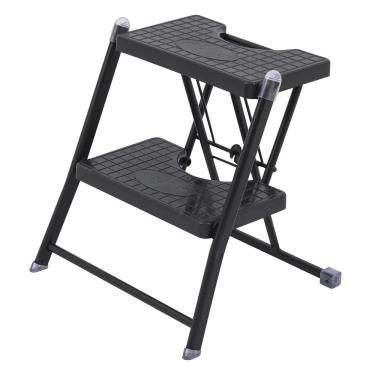 Imagem de Escada Doméstica Lavanderia de 2 Degraus - Cinza