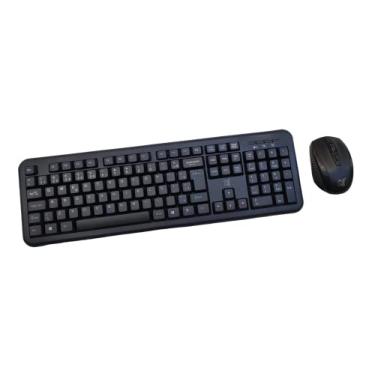Imagem de Combo Mouse e Teclado sem Fio Maxprint Exagon Wi-Fi 2.0