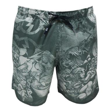Imagem de Shorts Elástico Alkary Desenhos Cinza-Masculino