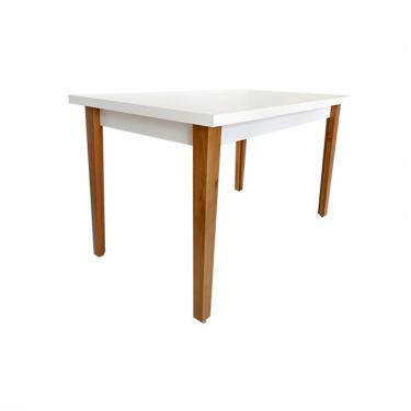 Imagem de Mesa De Jantar Retang Londres Branca Ref. 040 135b Vivaligna
