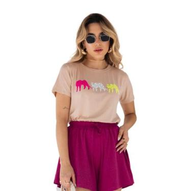 Imagem de T-Shirt Blusa Feminina Da Moda Blogueira Estilosa - Me Use Moda Femini