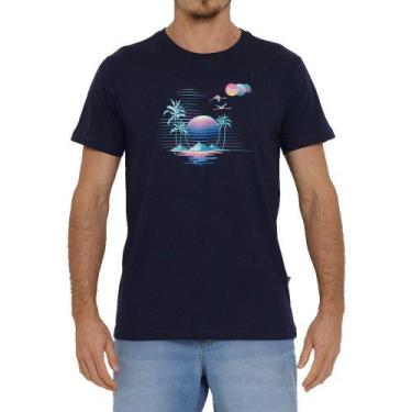 Imagem de Camiseta Billabong Deset Oasis Masculina Azul Marinho