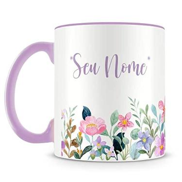 Imagem de Caneca Personalizada Flores Mod.5 (com Nome)