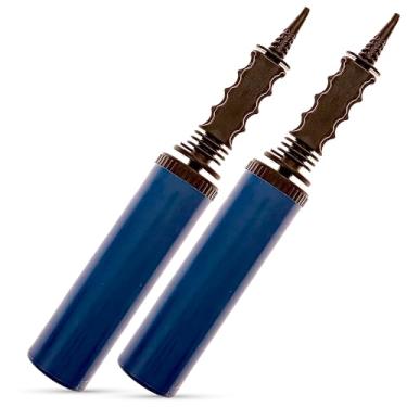 Imagem de Impresa Bomba manual pequena bidirecional para infláveis – Pacote com 2 – Ótimo para inflar balões, bolas de ioga, boias de piscina, brinquedos e muito mais – O suprimento perfeito para festas de