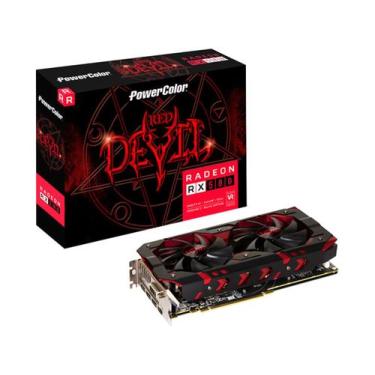 Imagem de Placa De Vídeo Power Color Radeon Rx 580 8Gb - Gddr5 256 Bits Red Devi