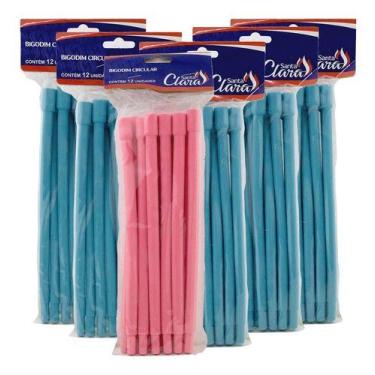 Imagem de Bigodim Bigudinho Circular Nº3 Kit 72 Unidades - Santa Clara - SANRA C