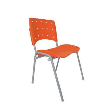 Imagem de Cadeira Secretaria Ergoplax Fixa BC - Maiart, Laranja