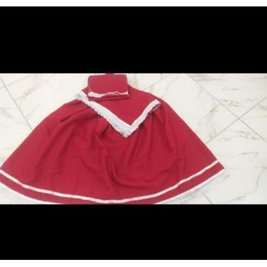 Imagem de Umbanda e candomblé conjuntos de 3  peças sendo saia pano da Costa e o