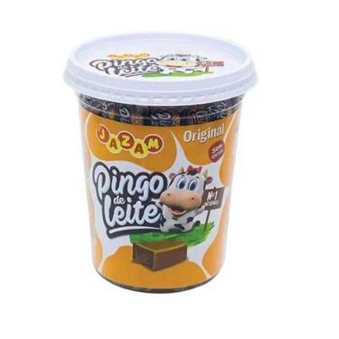 Imagem de Pingo De Leite Jazam Kit 2 Potes de 500g  C/ 50 Unidades