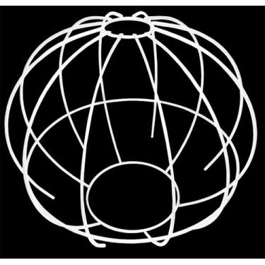 Imagem de Cupula de Aramado Spider Branca Para Pendentes e Abajures G - CM GLASS