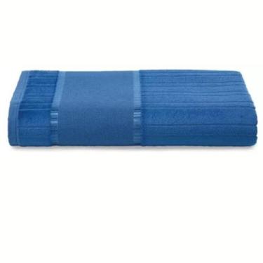 Imagem de Toalha Velour Bella Pra Bordar Lavabo cor Azul Royal - BUETTNER
