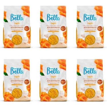Imagem de Kit 6 Unidades Cera Quente Depilatória Depil Bella Confete Alta Perfor