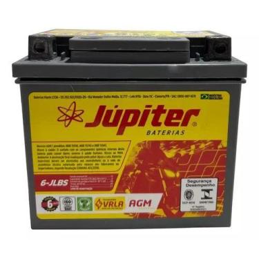 Imagem de Bateria Júpiter Moto 6lbs Amg Titan Fan Biz Bros Nxr 6ah