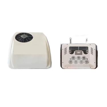 Imagem de Carro elétrico RV Telhado Ar Condicionado Automóvel Calor E Fresco Estacionamento Ar Condicionado 12V 24V 48V 60V 72V 90V 220V Para Camper Van Motorhome(With inverter 220V)