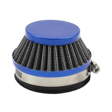 Imagem de PowerMotor Carburador de filtro de ar de 58 mm e 60 mm para motor de 2 tempos, 47 cc 49 cc carburador, mini motocicleta, Kart Quad ATV Dirt Pocket Bike (azul)