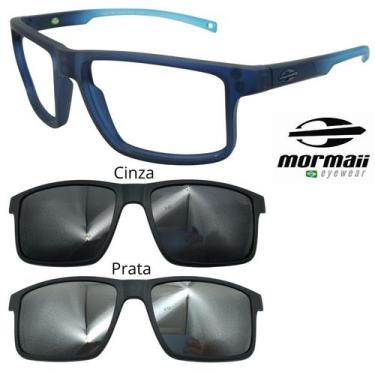 Imagem de Oculos Mormaii 6127 Swap 5 KC6 Com 2 Clipons Cinza e Prata, Cinza, Pra