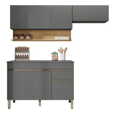 Imagem de Conjunto De Armarios Modulados Line - 7 Portas E 1 Gaveta