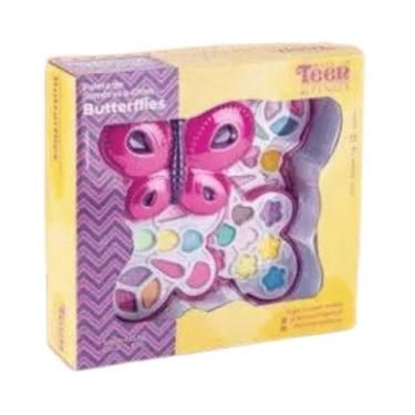 Imagem de Maquiagem Infantil Paleta De Sombras Gloss Teen Butterflies - Fenzza M