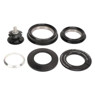 Imagem de Bicicleta Headset Bicicleta Headset Mountain Bike Bowl Set Liga de alumínio Frente Garfo Bowl Set para 44 55mm Cônico Cabeça Tubo Quadro com 28.6mm Padrão Straight Tube Front Fork