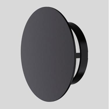 Imagem de ARANDELA ECLIPSE.8W PRETO DIAMETRO.18 CM 3000K 127/220V