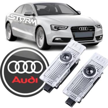 Imagem de Par Iluminação Porta Led Cortesia Audi A5 Lâmpada Projetor