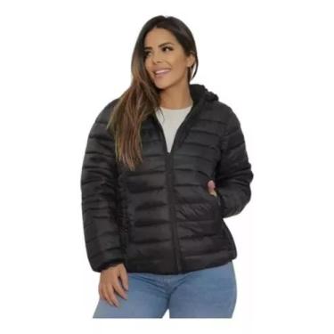 Imagem de Jaqueta Bobojaco Feminina Puffer Nylon - Amigos Store Fashion, Preto m