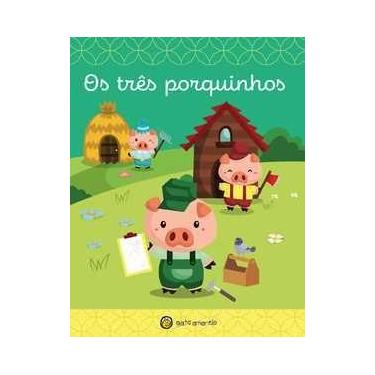 Imagem de Lata - os três porquinhos - Gato Amarelo