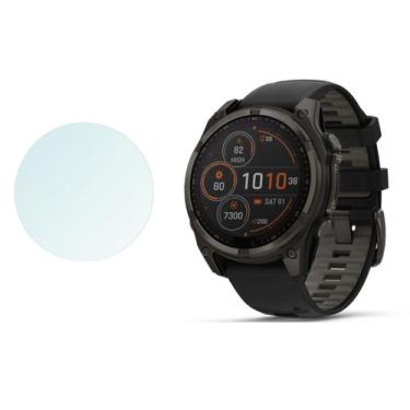 Imagem de Película de Vidro Compatível Com Garmin Fenix 8 43mm, Fenix 8 47mm, Fe