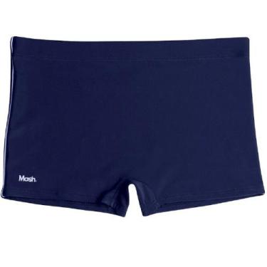Imagem de Sunga Boxer Lisa Mash ref. 300.05, Azul-marinho, GG