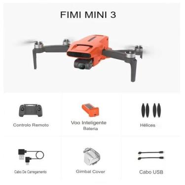 Imagem de Drone FIMI Mini 3, 4K 60FPS, GPS , Gimbal 3 Eixos, 1 Bateria