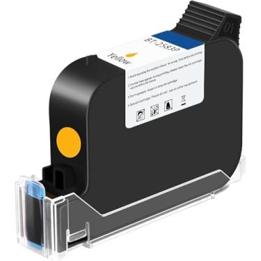 Imagem de OLYBSJET Cartucho de tinta original de secagem rápida solvente para impressora a jato de tinta portátil BT-HH6105B2, BT-HH6105B3 e B10 (Amarelo)