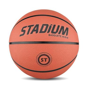 Imagem de Bola de Basquete Infantil Stadium Mirim Xxiv - Preto Único (LARANJA, ÚNICO)
