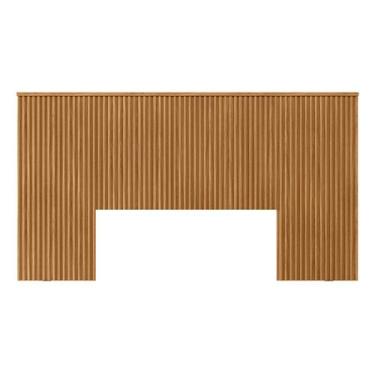 Imagem de Cabeceira Casal Laranjeiras Ripado Nature - Linea Brasil, Marrom, Mode